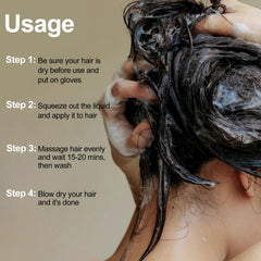 Agthyuve Coffee Hair Dye color range image highlights four shade options