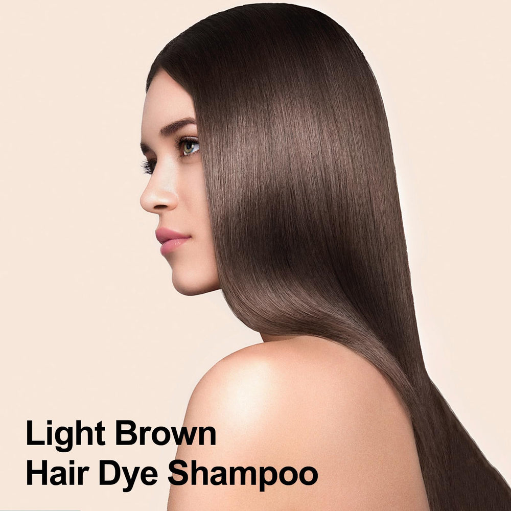 Grey hair fully covered with Agthyuve four shade options