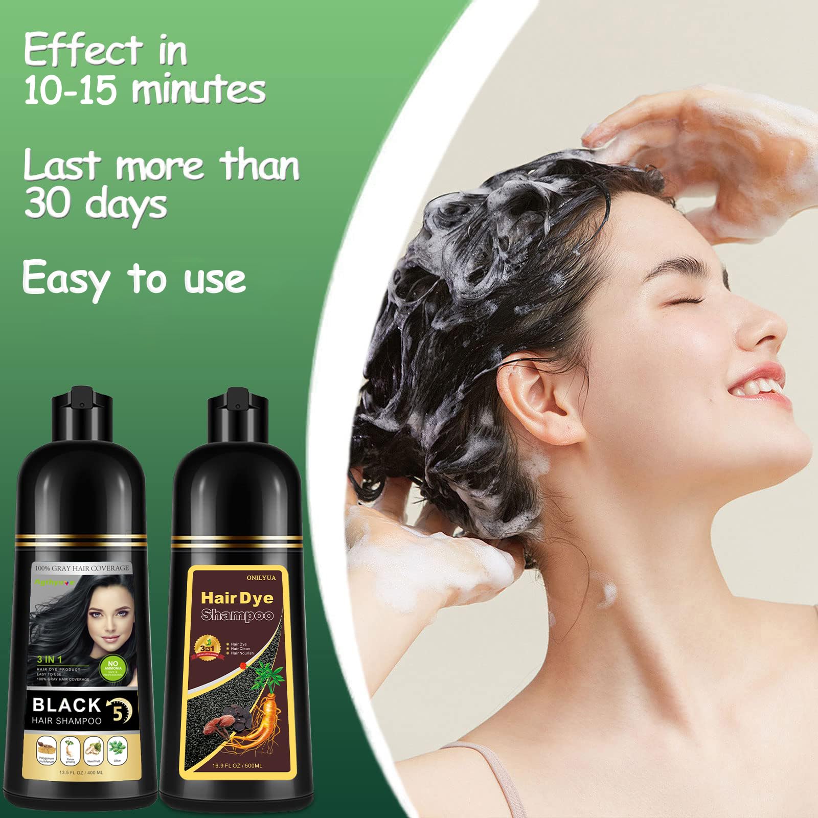 Hair becomes soft, plump, and shiny after Agthyuve conditioning