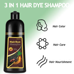 Agthyuve Wine Red Hair Dye Shampoo foamy lather for even distribution.
