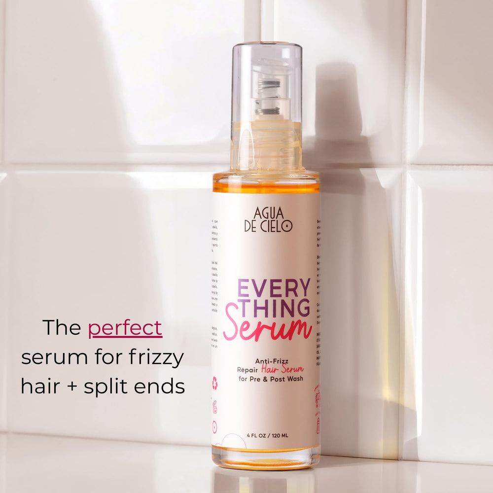 Agua de Cielo Everything Serum blend of argan castor macadamia oils.