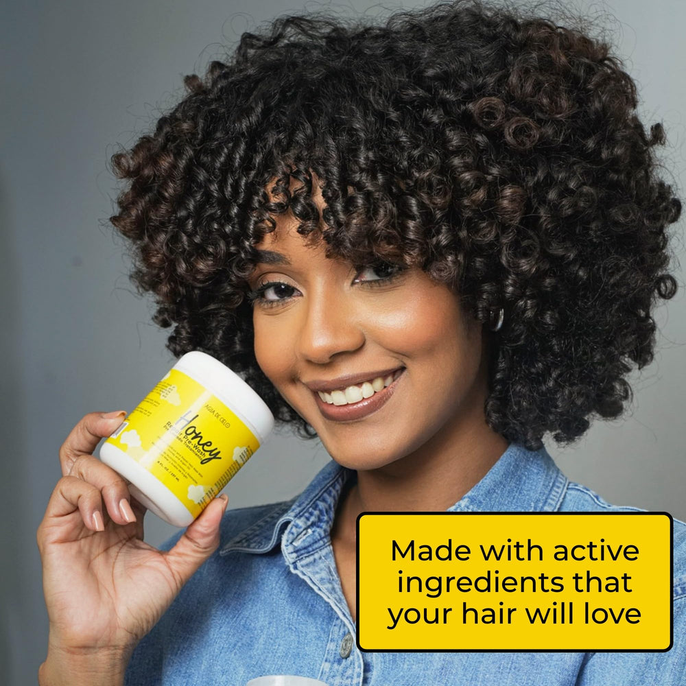 Color-treated hair looks nourished and protected with Agua de Cielo Honey Repair