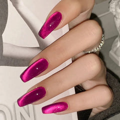 AHAMIOU crystal cat eye gel polish kit packaging for easy at-home nails.