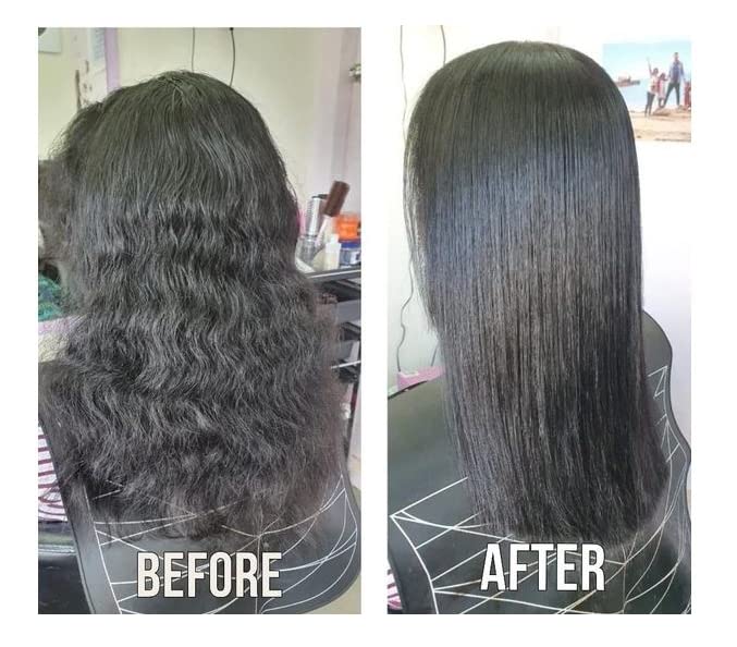 Ahglow keratin relaxer cream for frizz-control and manageability.