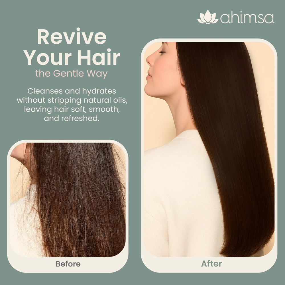 Product on color-treated hair to illustrate color-safe care