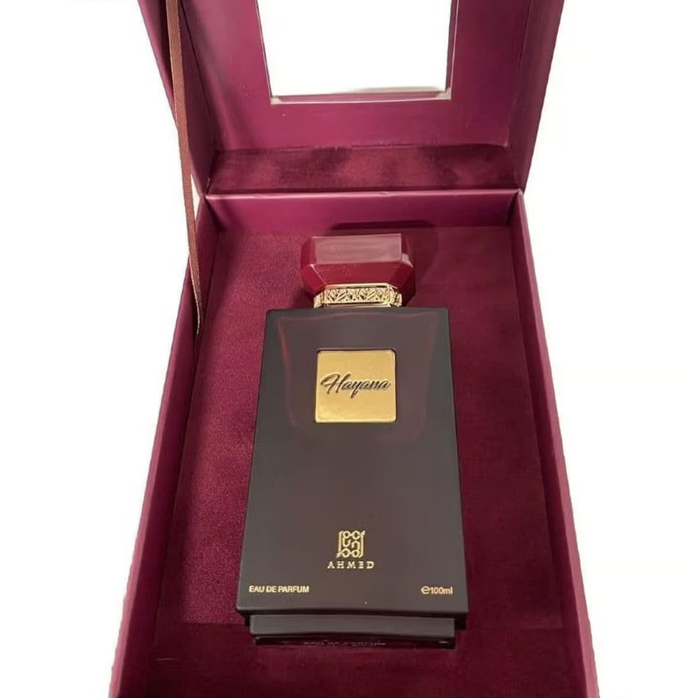 AHMED HAYANA Almaghribi elegant packaging to showcase gift-ready luxury.