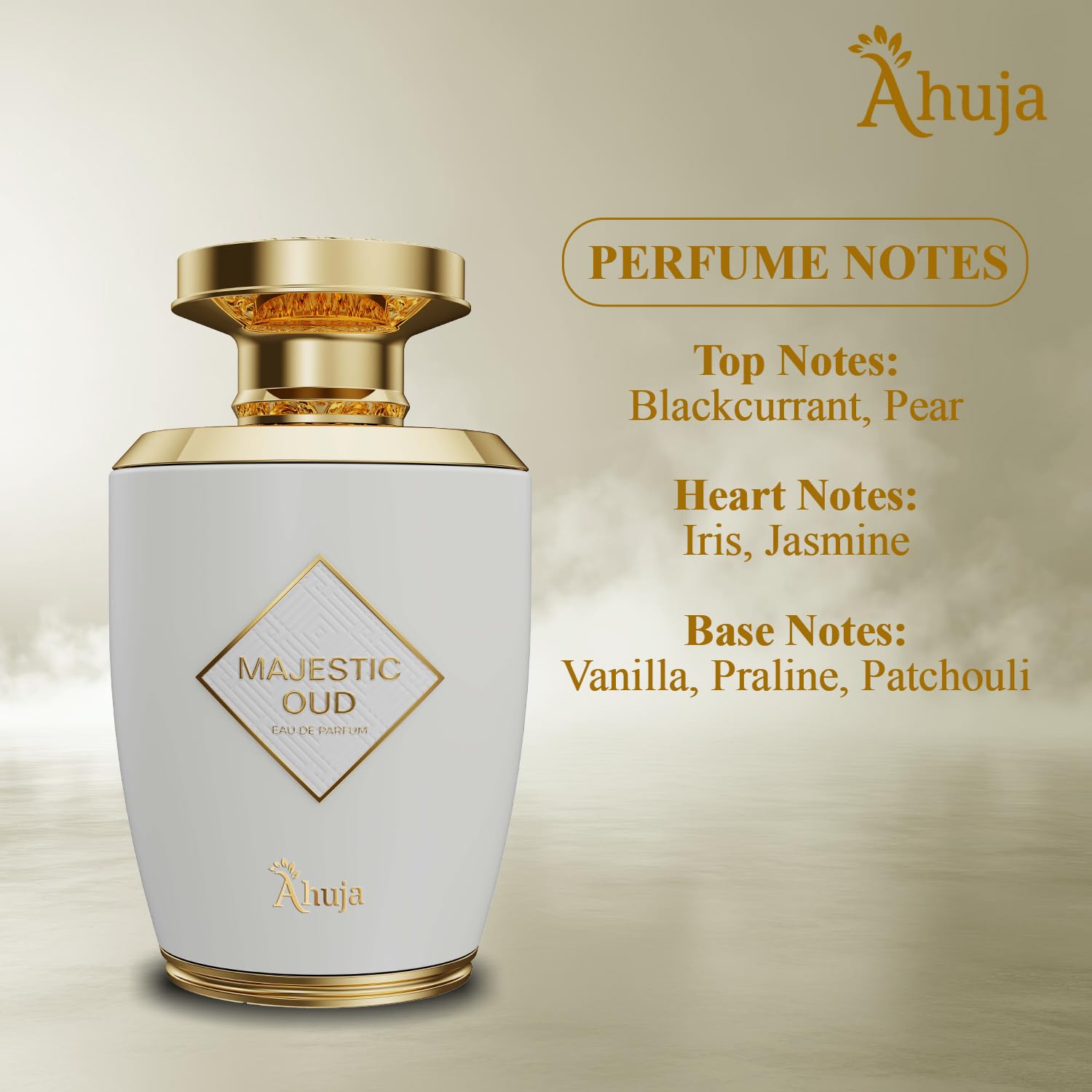 AHUJA Majestic Oud elegant packaging enhances gifting appeal