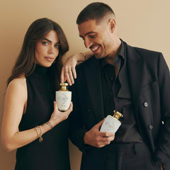 AHUJA Majestic Oud rose and peony balance with woody undertones