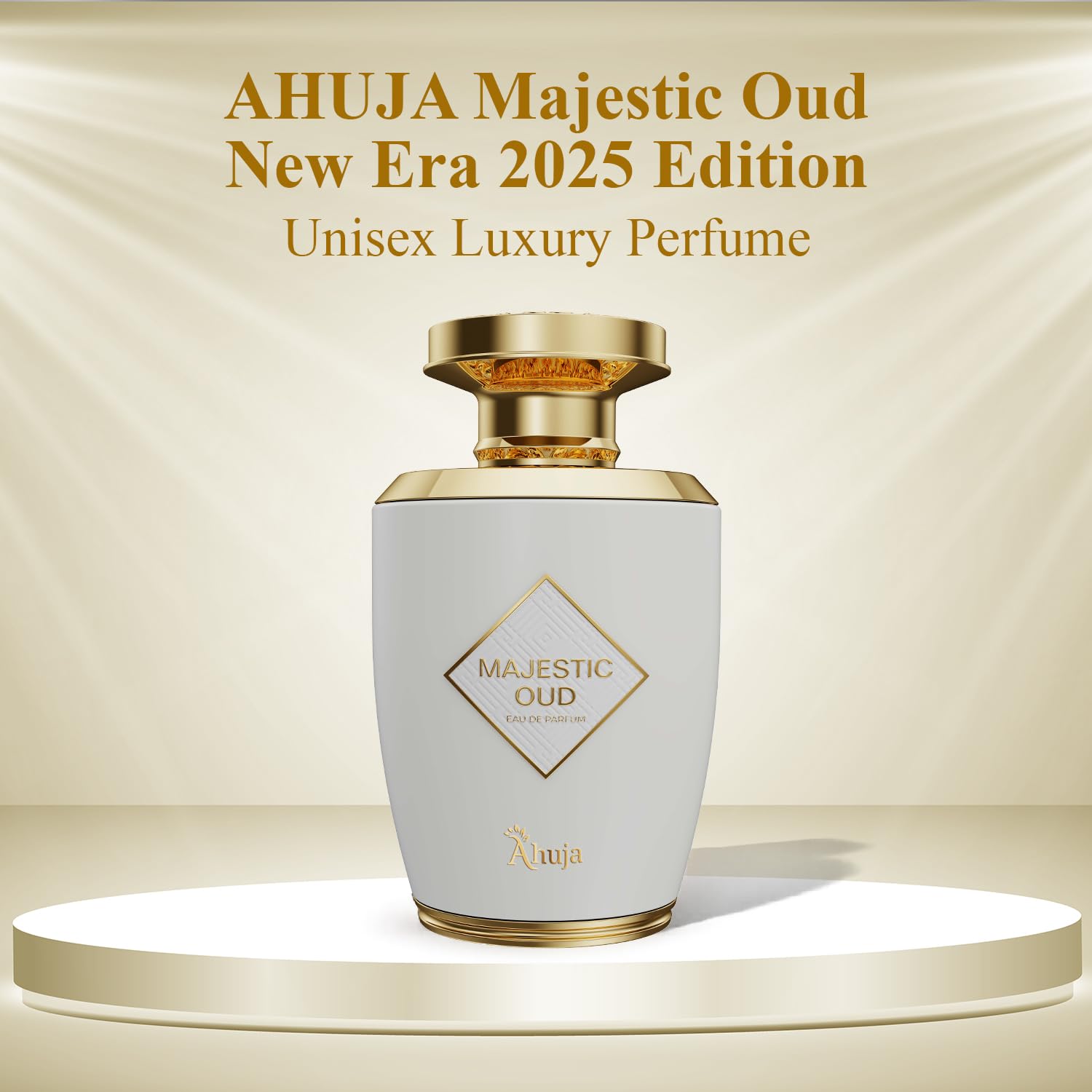 AHUJA Majestic Oud vanilla and raspberry notes evoke warmth
