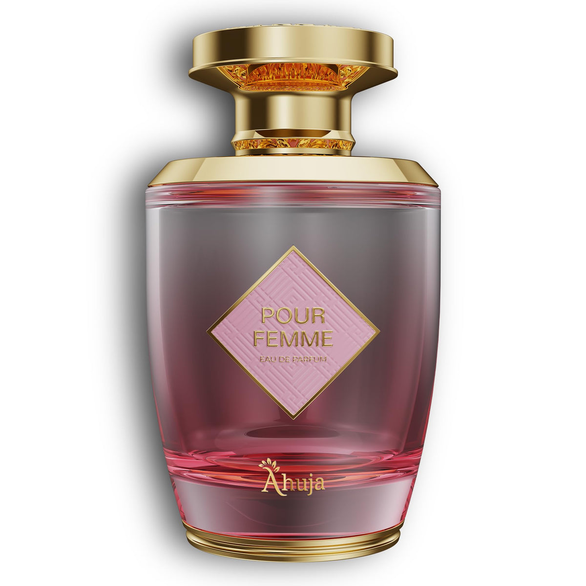 AHUJA Pour Femme bottle front exudes timeless elegance for daily wear