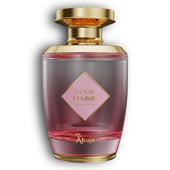 AHUJA Pour Femme bottle front exudes timeless elegance for daily wear