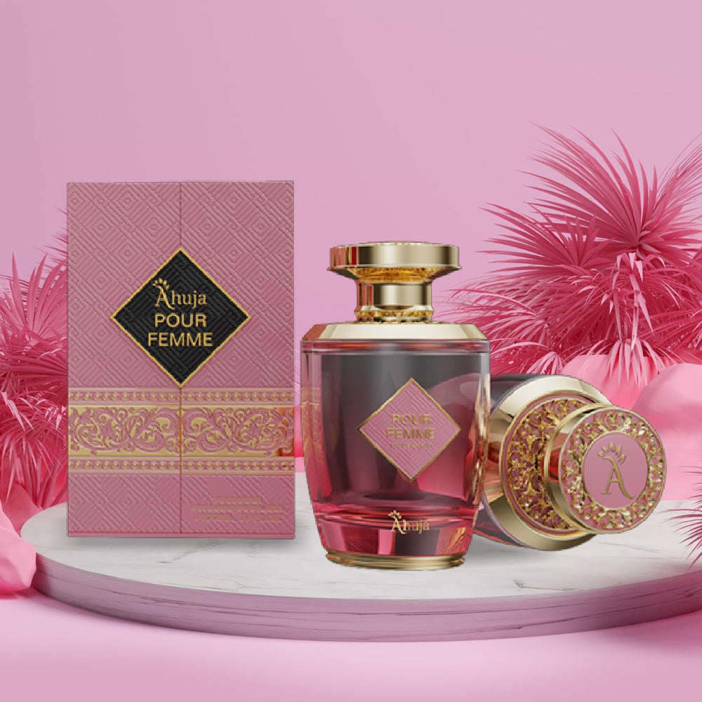AHUJA Pour Femme luxury packaging makes gifting feel special