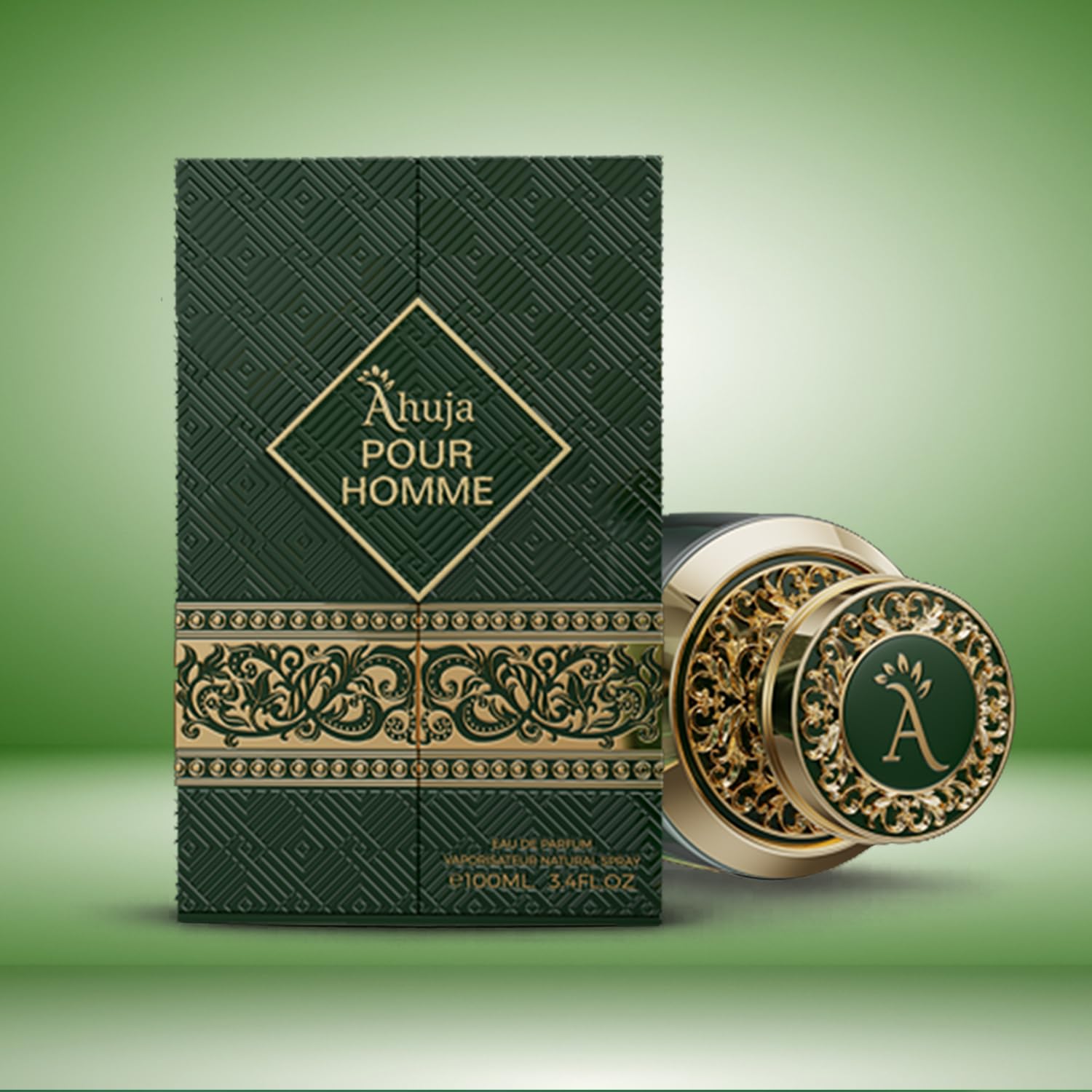 AHUJA Pour Homme vanilla and oakmoss base add warmth and depth
