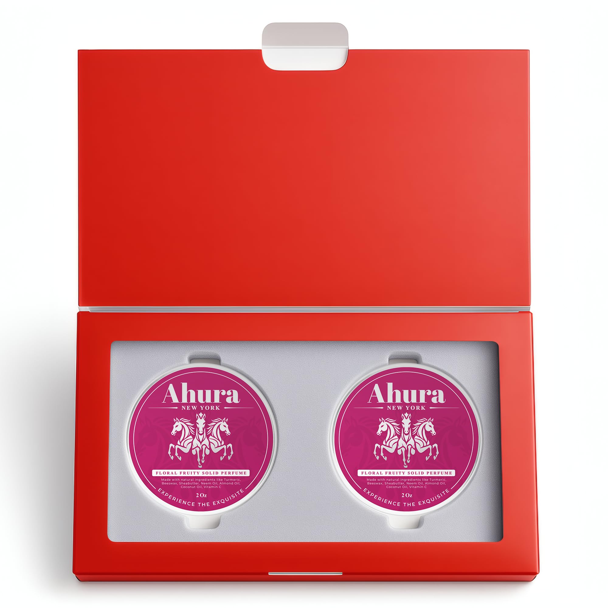 Ahura balm applied to pulse points for quick refresh.