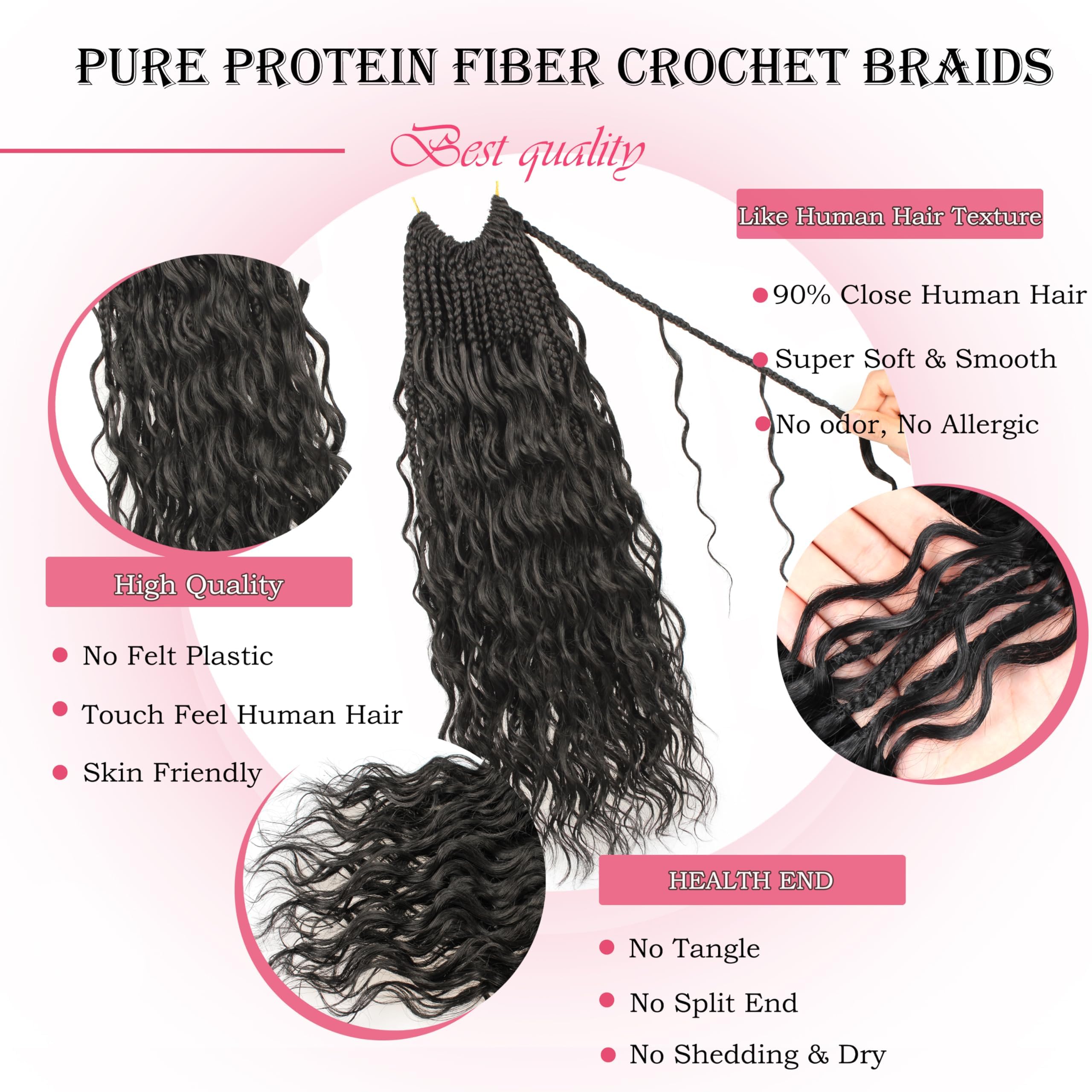 AIBEO Goddess Box Braids 1B shade for versatile everyday looks