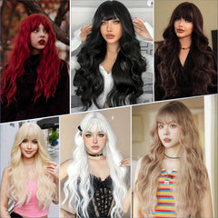 Aida ble brown wig styled for party or cosplay looks.