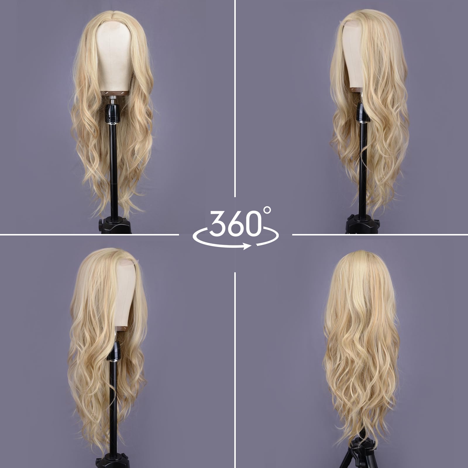 Aida ble wig suited for weddings or special occasions.