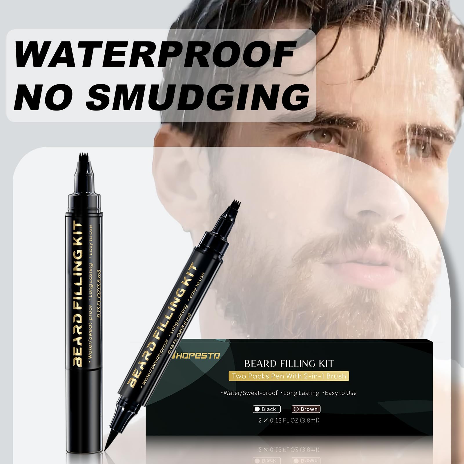 AIHOPESTO Contemporary-Masculine-Finish offers a confident, modern beard appearance.