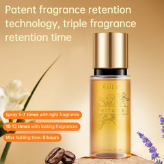 Aiilo Hair Perfume on hair adds a radiant shine and subtle aroma.