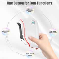Aikertec Heat Gua Sha Tool heat therapy action supports deep relaxation and skin softness.