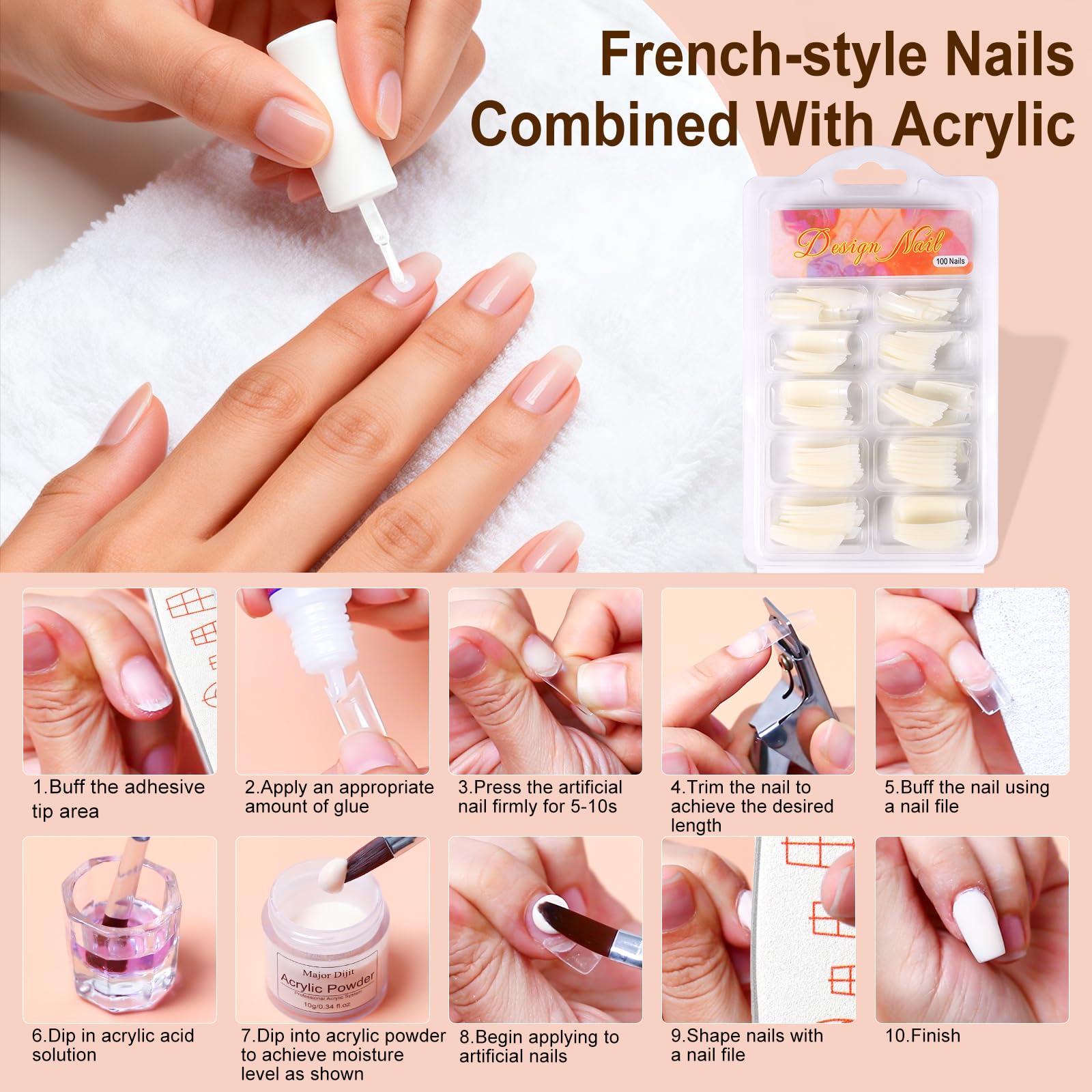 AILALUO letter nail stickers to personalize manicures