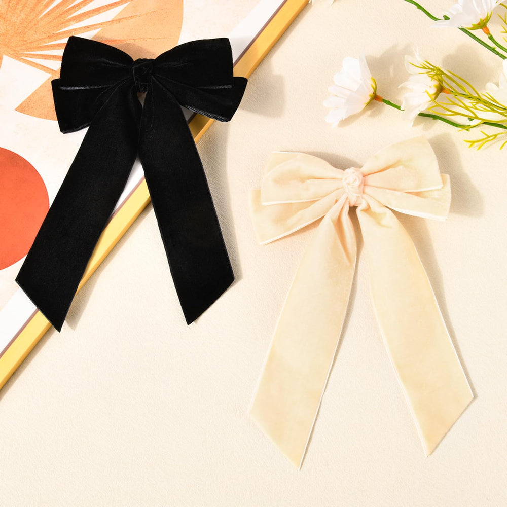 Aileam velvet bows ideal for toddlers and petite adults
