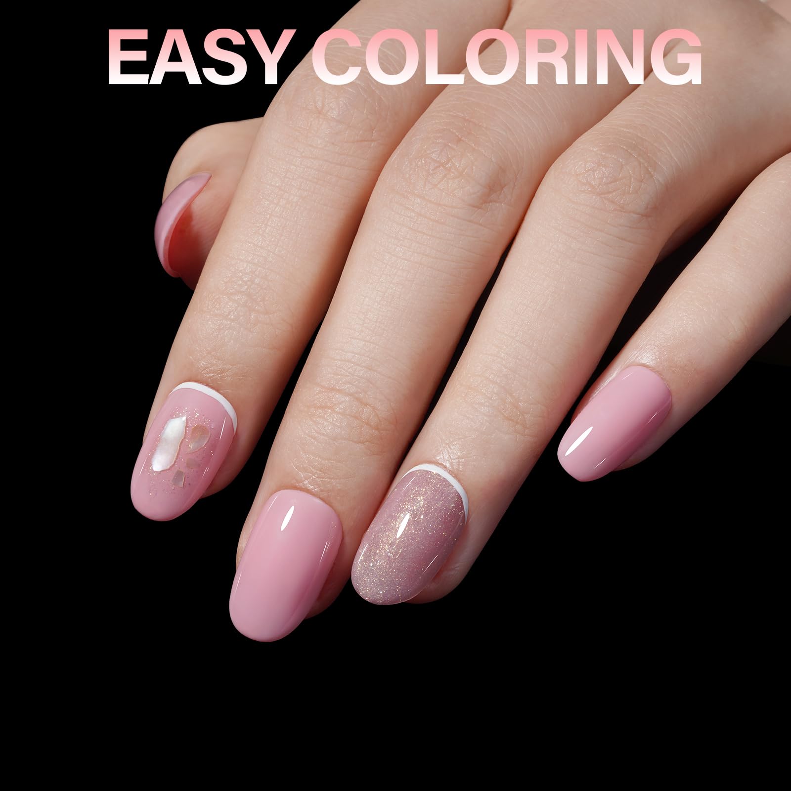 AILLSA thicker front edge and thinner back edge for natural look
