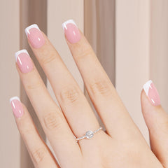 AILLSA 180-piece pink French tip nail tips kit offers versatile sizing
