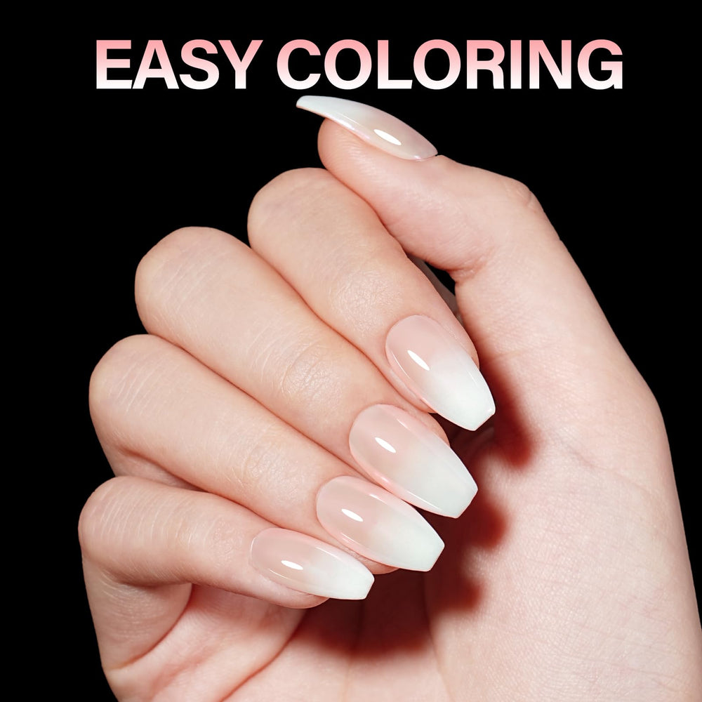 AILLSA Ballerina Nail Tips inner matte texture for breathable wear.
