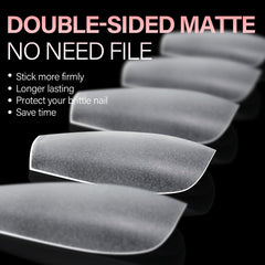 AILLSA double-sided matte adhesion for polish-free durability