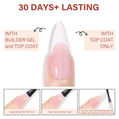 Simple press-on application process with AILLSA tips.