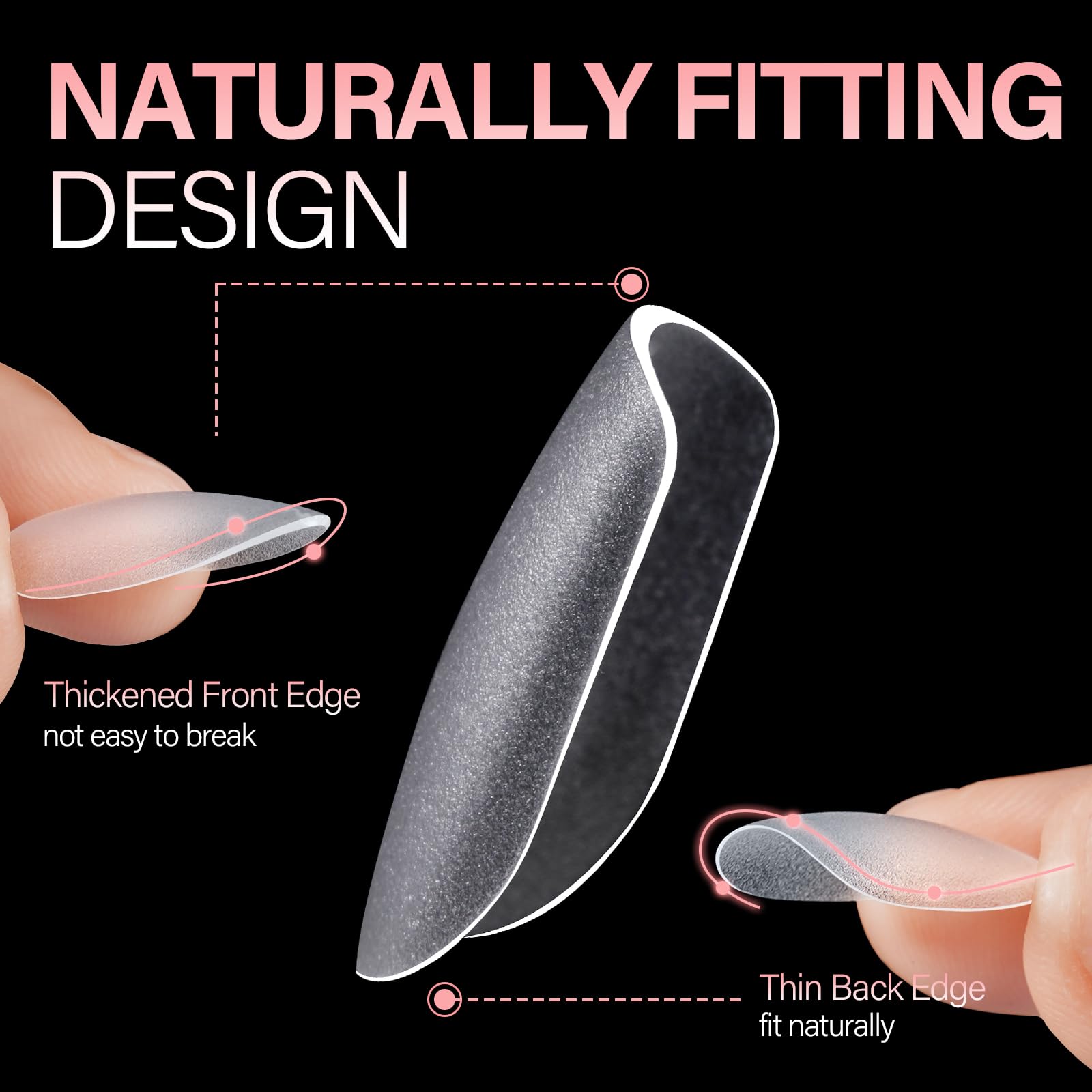 AILLSA acrylic gel material feels flexible and durable