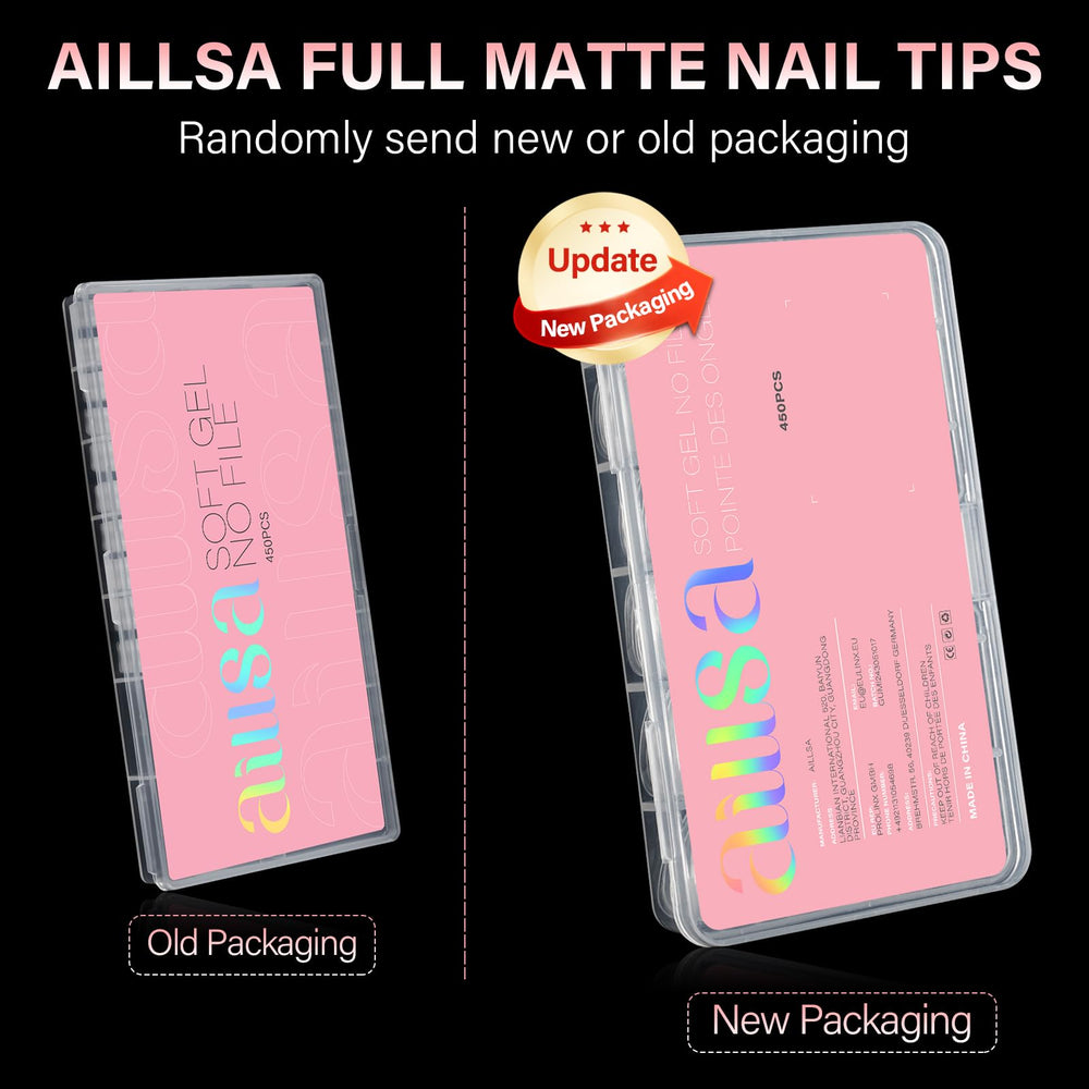 AILLSA gift-friendly nail tips—perfect present for nail art lovers.