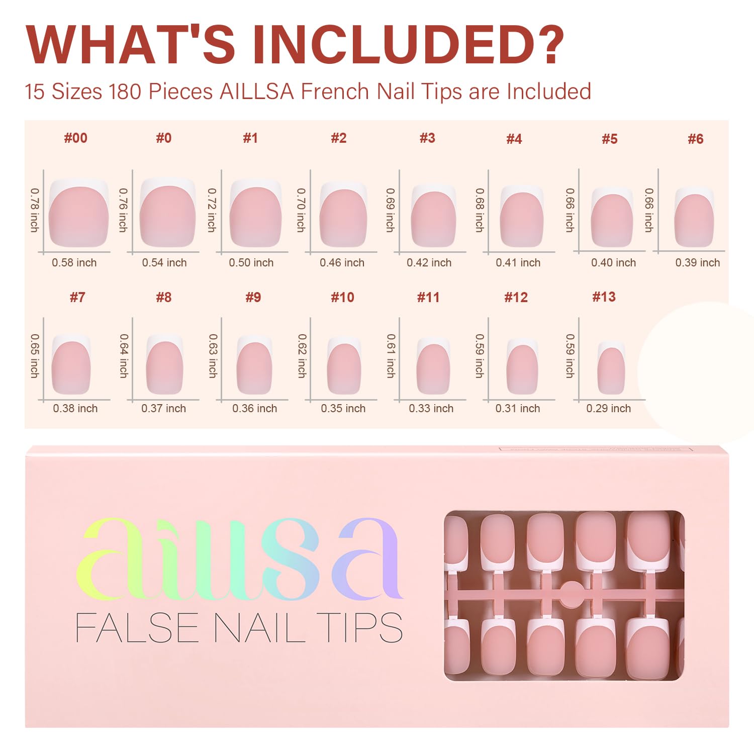 AILLSA ideal for weddings and parties with pink tips