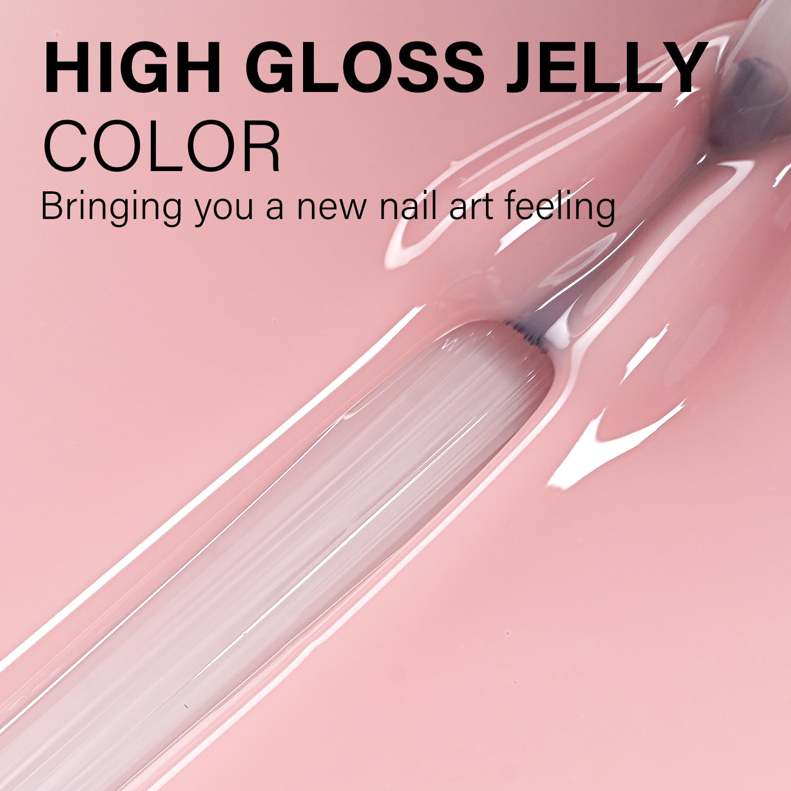 AILLSA Milky Pink Nude at-home manicure setup for DIY nail art.