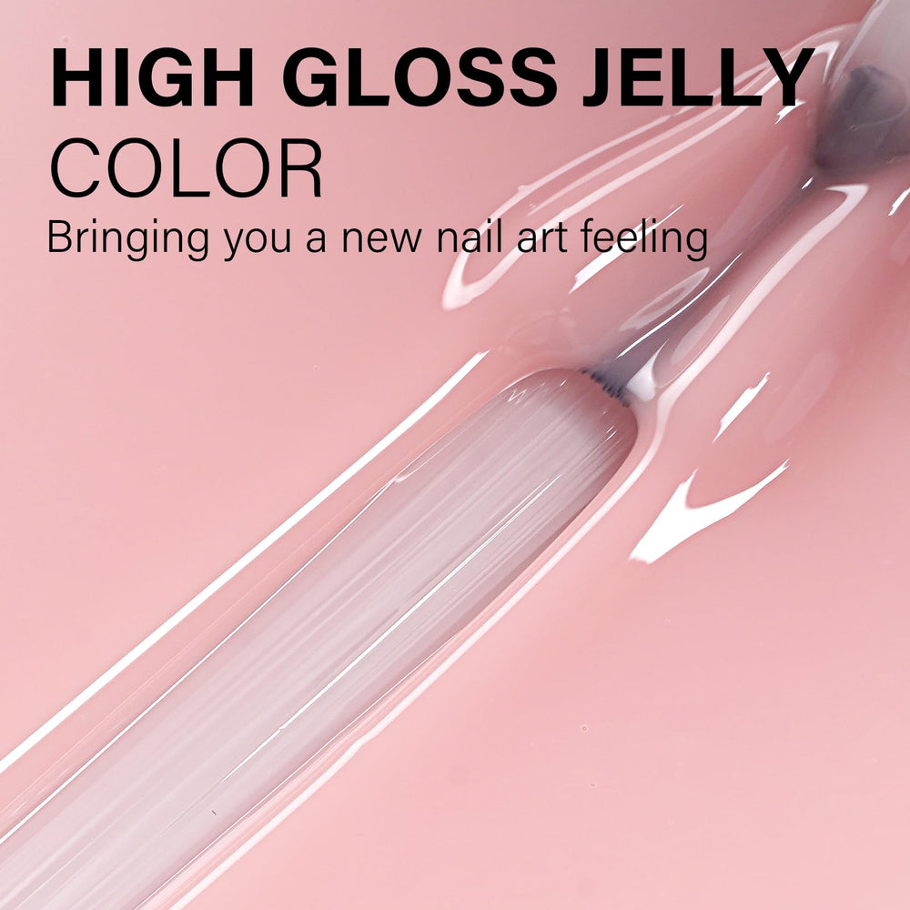 AILLSA Milky Pink Nude at-home manicure setup for DIY nail art.