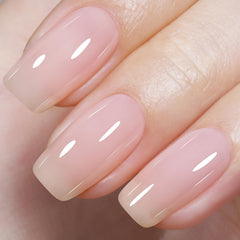 AILLSA Milky Pink Nude gel bottle for translucent color with customizable layers.
