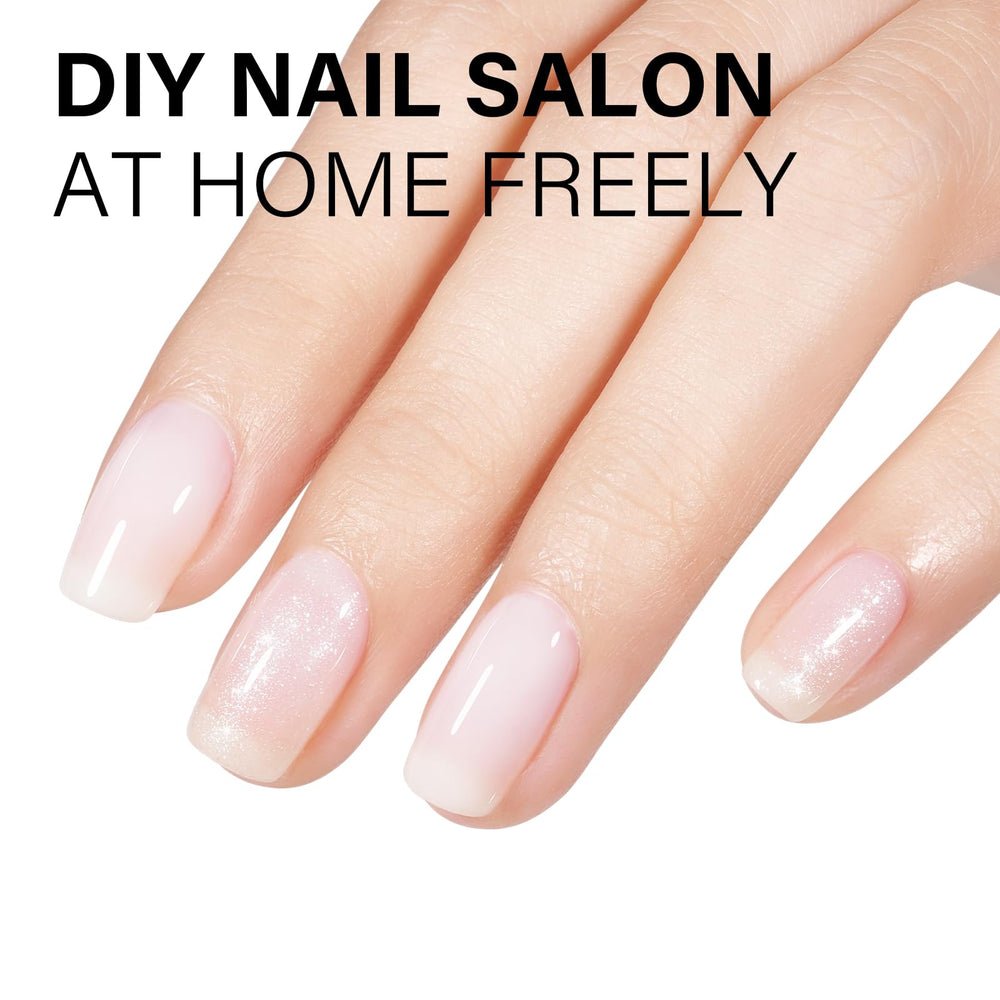 AILLSA Milky White swatches display range from sheer to vibrant layers.