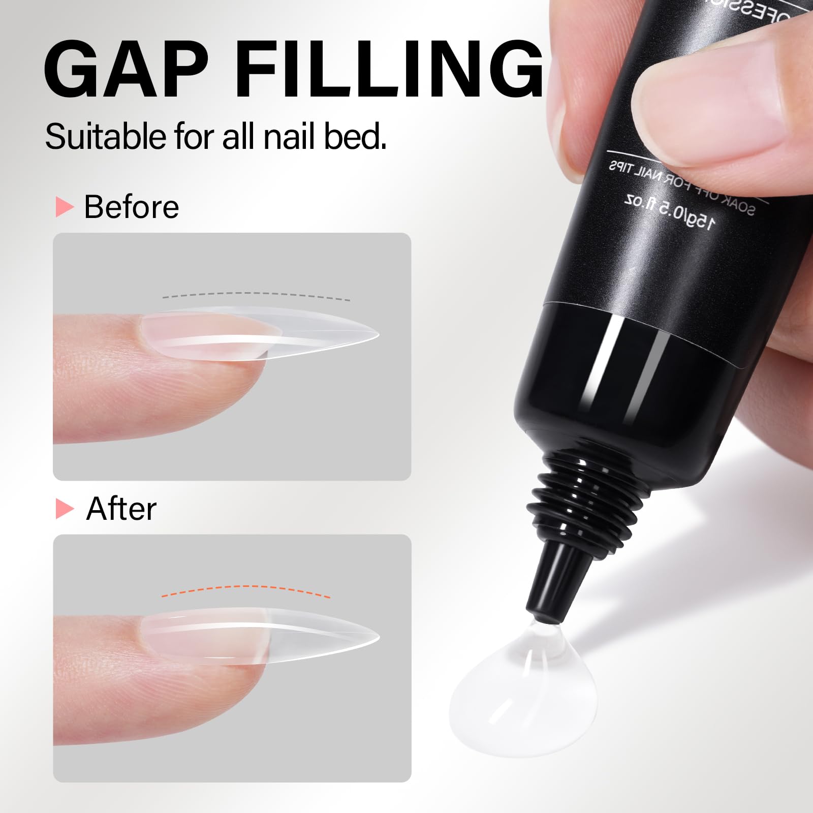 AILLSA long-lasting glue providing reliable nail bonding results.