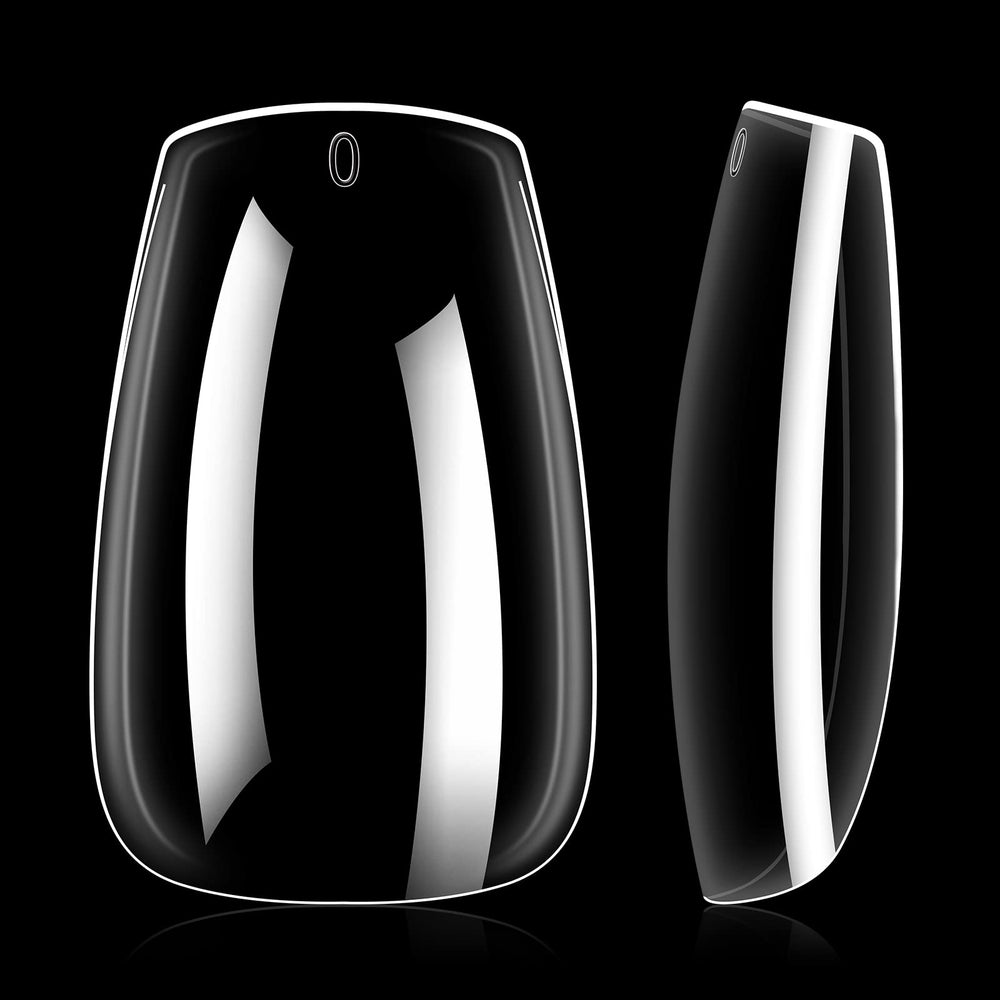 AILLSA natural-looking nails with pre-shaped design.