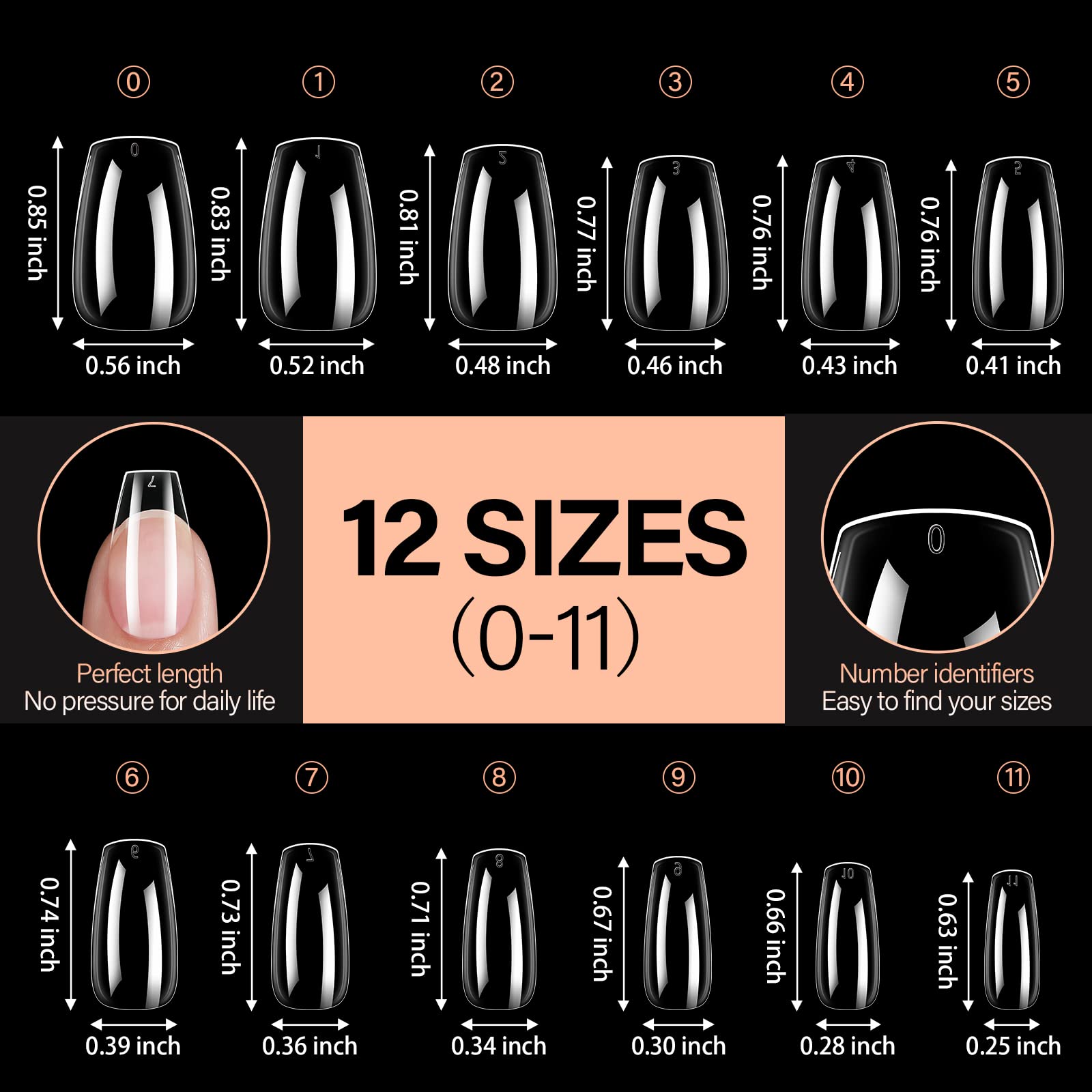 AILLSA non-toxic formula protects natural nails during wear.