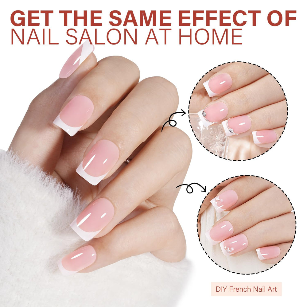 AILLSA pre-applied primer and base coat for easier DIY nails