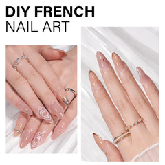 AILLSA solid-color tips offer five trendy shades for versatile designs