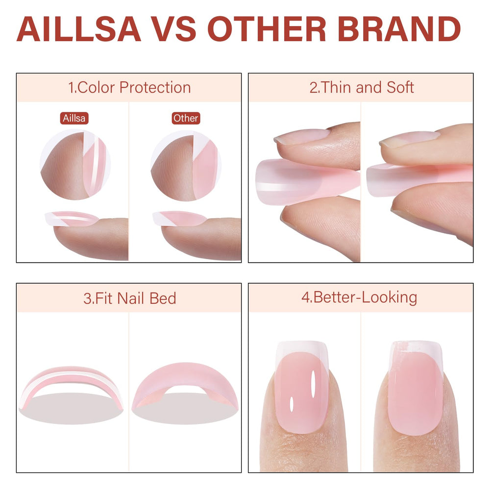 AILLSA thickened-front-edge tips for durable wear