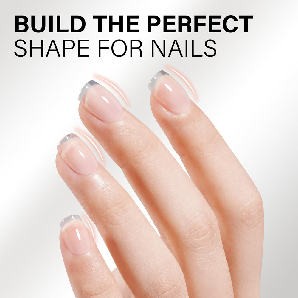 AILLSA builder gel applied to nails to create an even apex