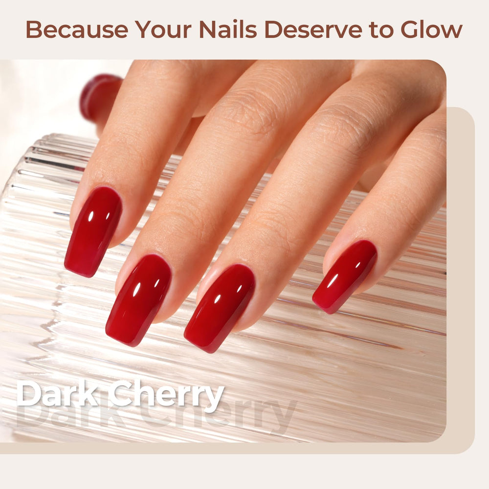 AILLSA gel polish swatch demonstrating high color saturation and smooth application