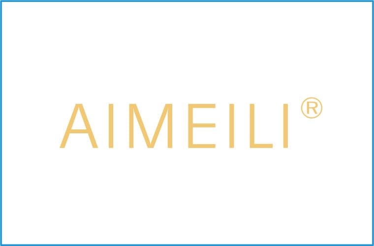 AIMEILI cruelty-free vegan packaging and branding.