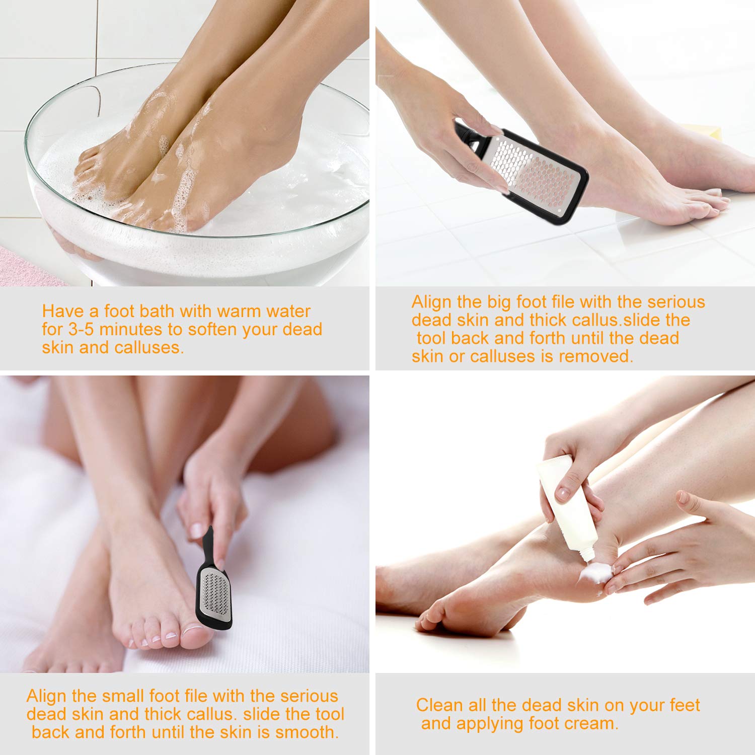 Aimiduo easy-clean scraper design for quick maintenance after pedicure