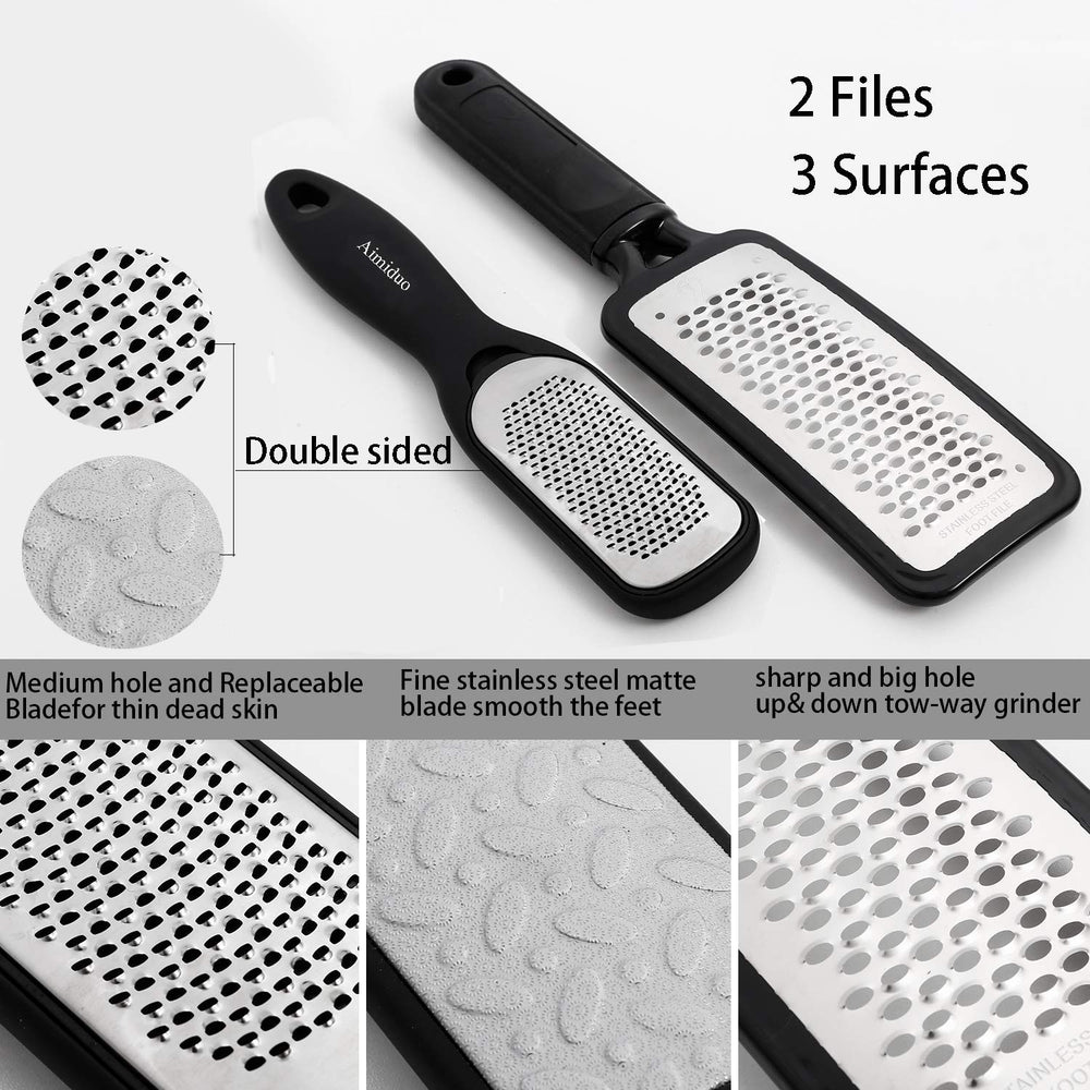 Aimiduo two-side rasp in the kit for versatile foot filing