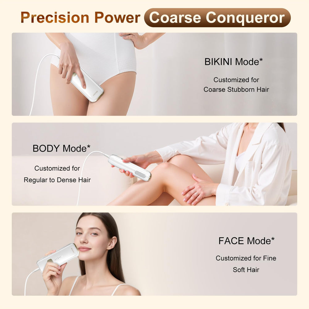 AIMTER skin-tone check chart guidance before IPL sessions for safer use.